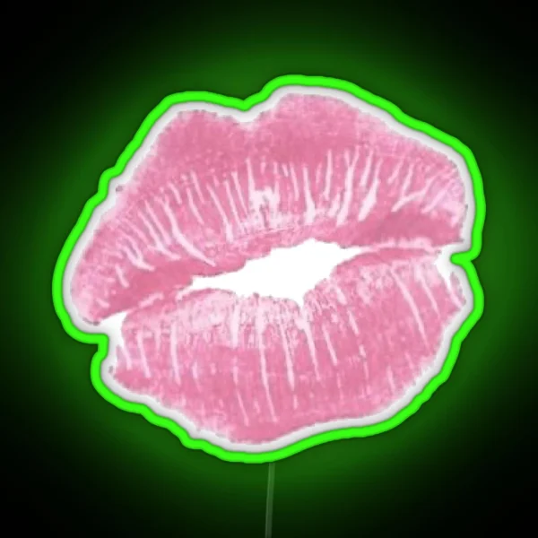 Pink Aesthetic Y2k Kiss RGB Neon Sign