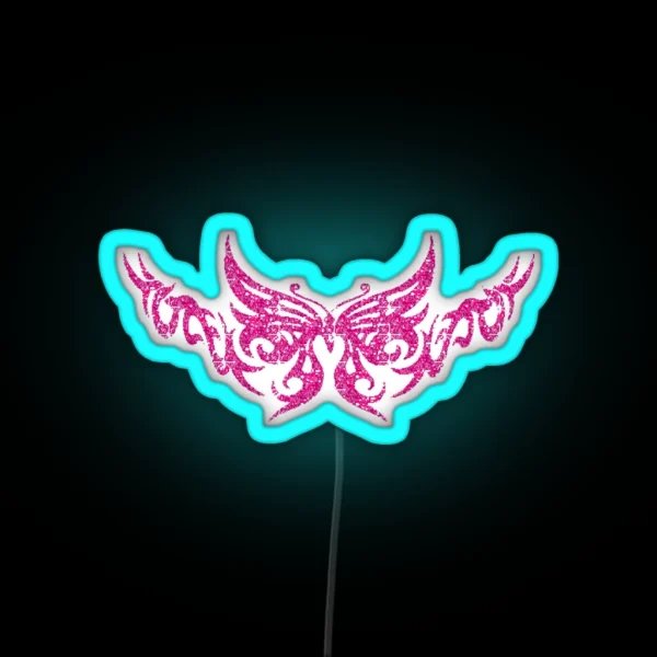 Pink Butterfly RGB Neon Sign