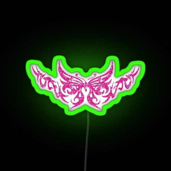 Pink Butterfly RGB Neon Sign