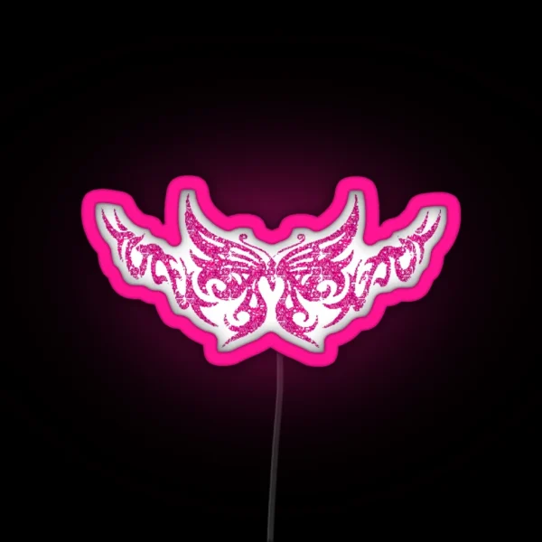 Pink Butterfly RGB Neon Sign