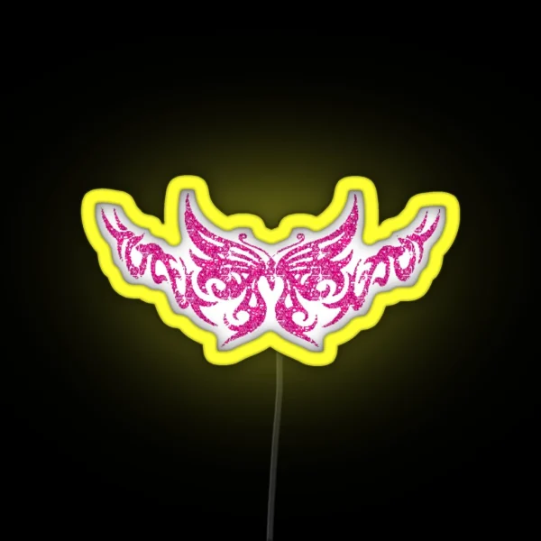 Pink Butterfly RGB Neon Sign