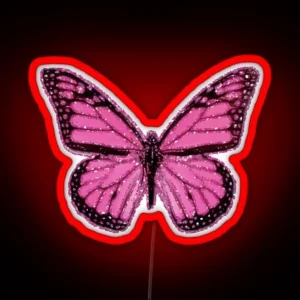 Pink Butterfly RGB Neon Sign