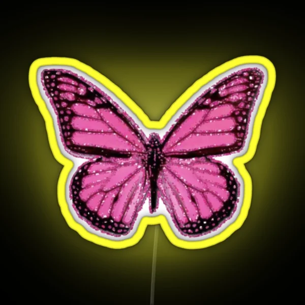 Pink Butterfly RGB Neon Sign