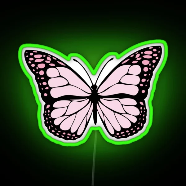 Pink Butterfly RGB Neon Sign
