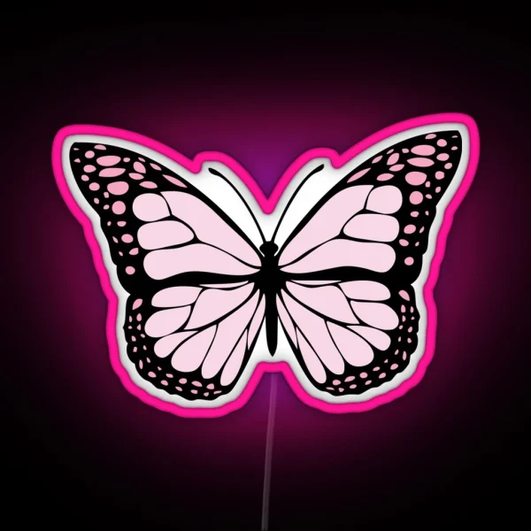 Pink Butterfly RGB Neon Sign