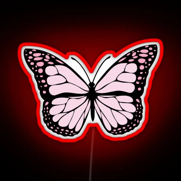 Pink Butterfly RGB Neon Sign