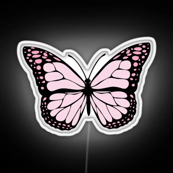 Pink Butterfly RGB Neon Sign