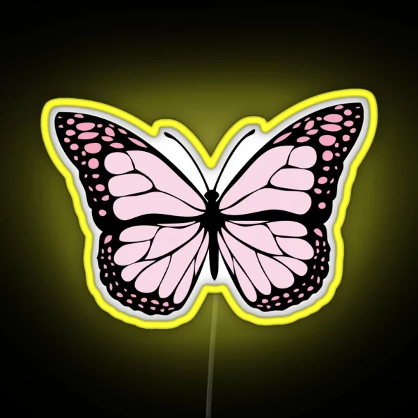 Pink Butterfly RGB Neon Sign