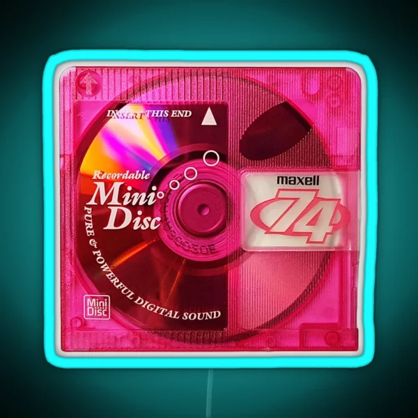 Pink Cd RGB Neon Sign