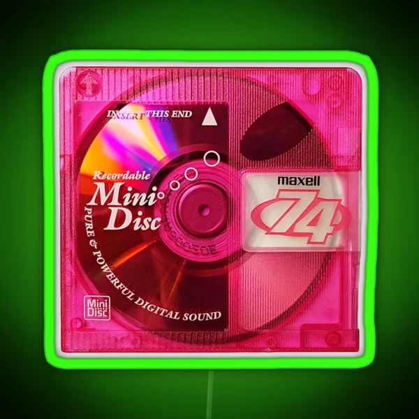 Pink Cd RGB Neon Sign