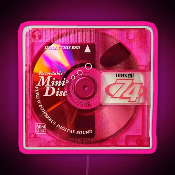 Pink Cd RGB Neon Sign