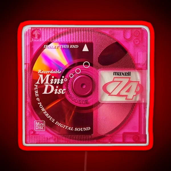 Pink Cd RGB Neon Sign