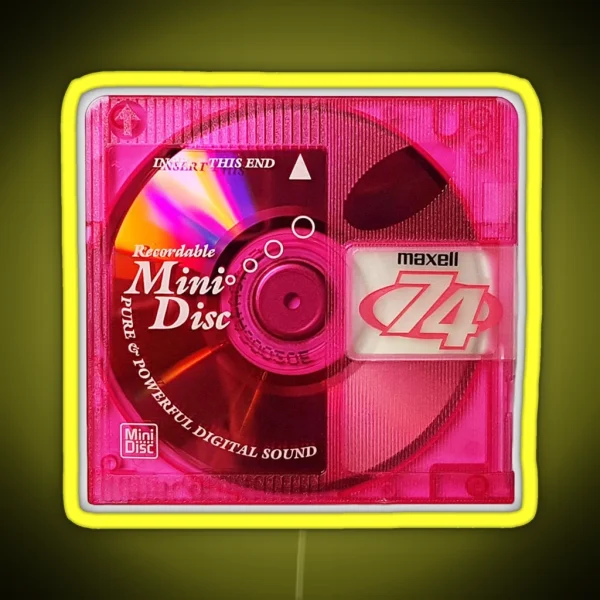 Pink Cd RGB Neon Sign