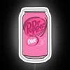 RGB Pink Diet Dr Pepper Neon Bar Sign Decorations Illumination