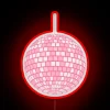 Add vibrant disco ambiance to any room with this pink.