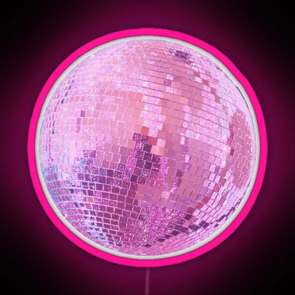 Pink Disco Fever RGB Neon Sign
