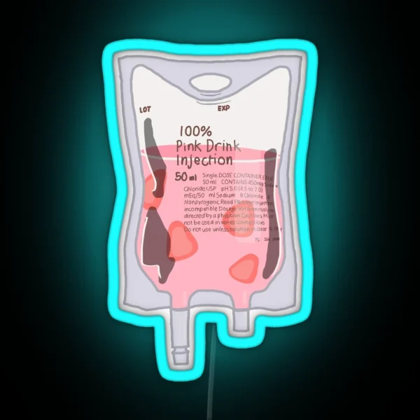 Pink Drink IV RGB Neon Sign