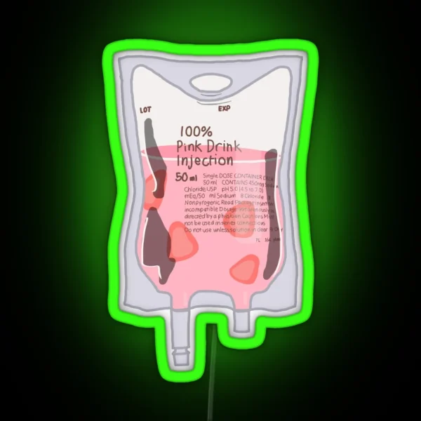 Pink Drink IV RGB Neon Sign