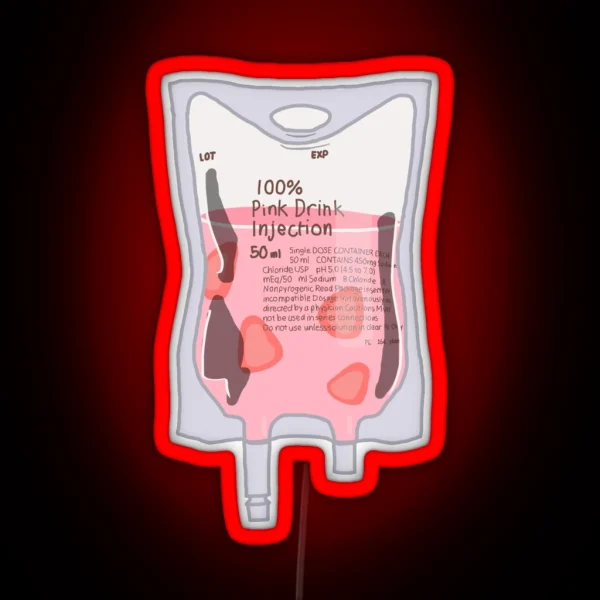 Pink Drink IV RGB Neon Sign