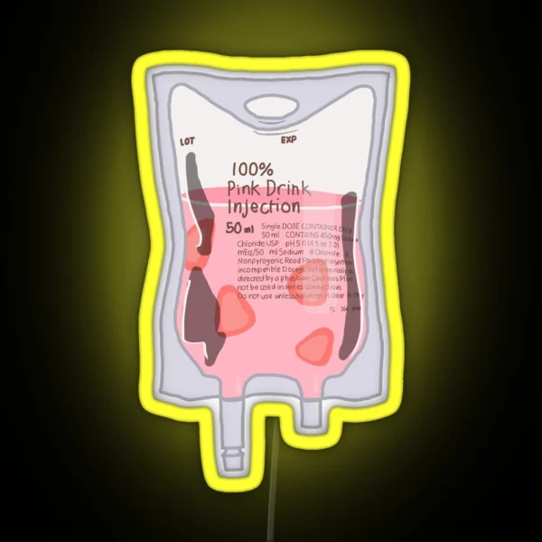 Pink Drink IV RGB Neon Sign