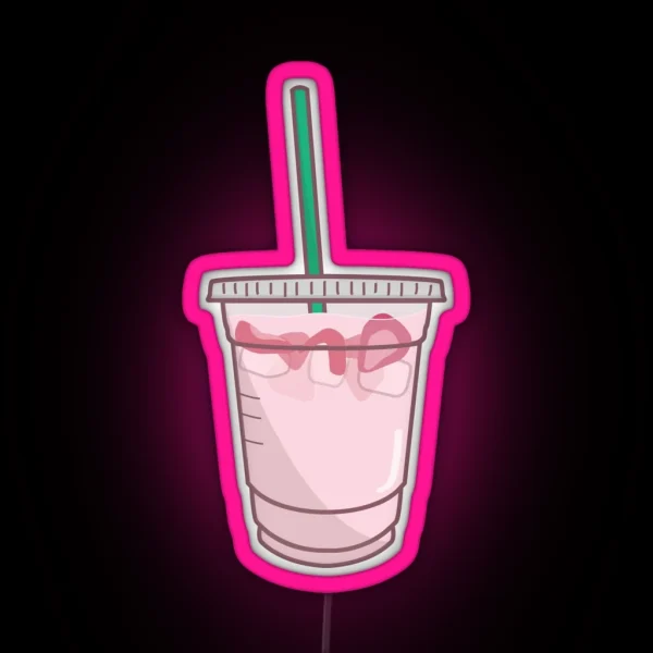 Pink Drink Led RGB Neon Sign