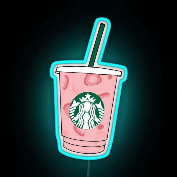 Pink Drink RGB Neon Sign