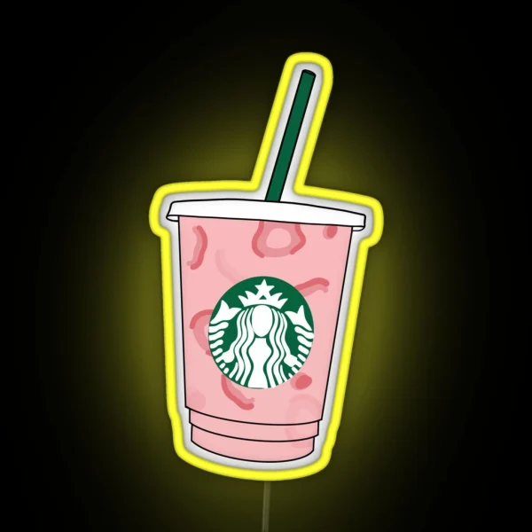 Pink Drink RGB Neon Sign