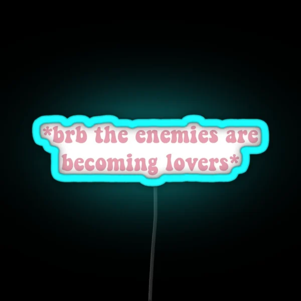 Pink Enemies To Lovers RGB Neon Sign