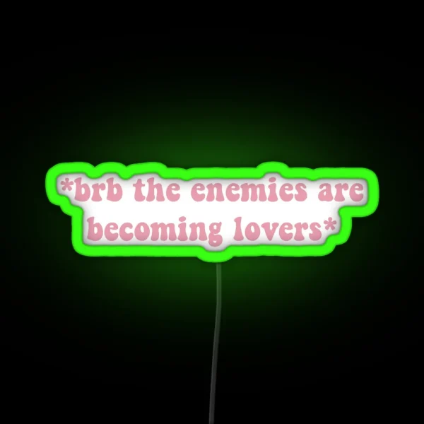 Pink Enemies To Lovers RGB Neon Sign