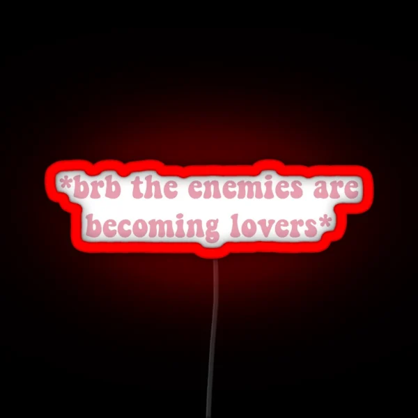Pink Enemies To Lovers RGB Neon Sign
