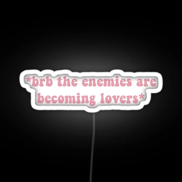 Pink Enemies To Lovers RGB Neon Sign