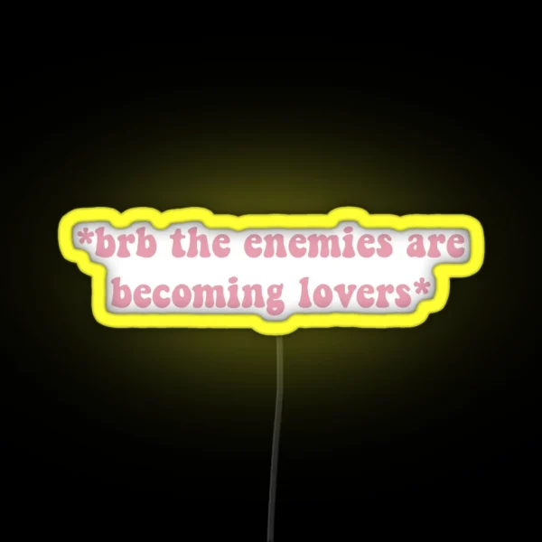 Pink Enemies To Lovers RGB Neon Sign