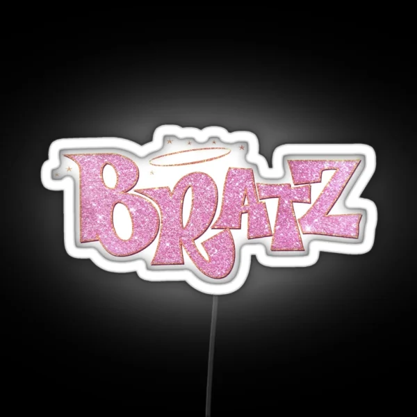 Pink Glitter Bratz RGB Neon Sign