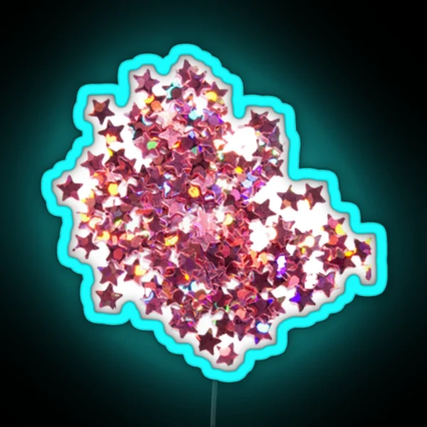 Pink Glitter RGB Neon Sign