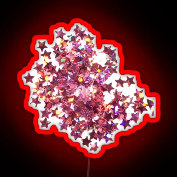 Pink Glitter RGB Neon Sign