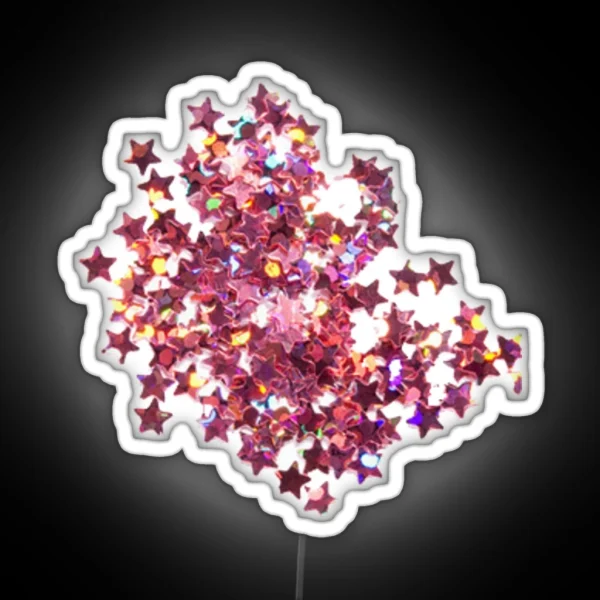 Pink Glitter RGB Neon Sign