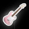 Electric Guitar Themed Neon Sign with Pink and Colorful Accents