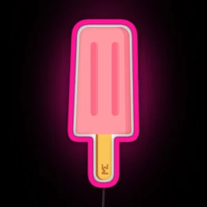 Pink Ice Lolly RGB Neon Sign