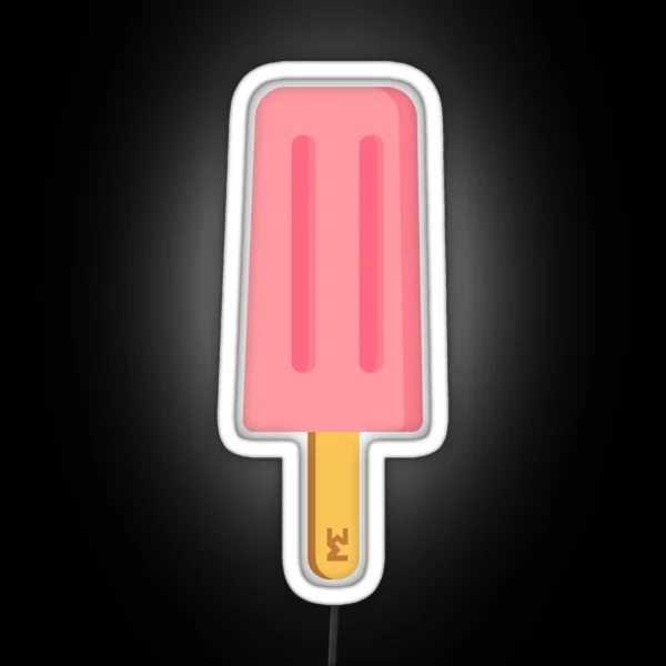 Pink Ice Lolly RGB Neon Sign