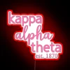 Vintage Greek sorority neon decor for dorm room or office.