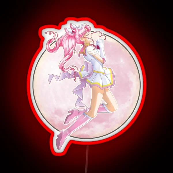 Pink Moon RGB Neon Sign