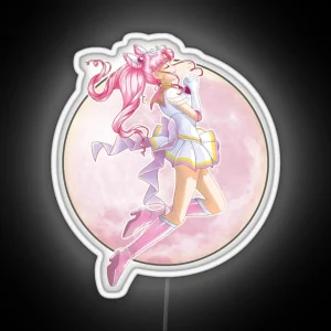 Pink Moon RGB Neon Sign