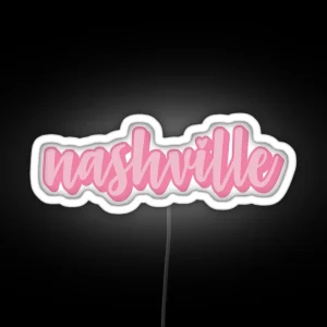 Pink Nashville RGB Neon Sign