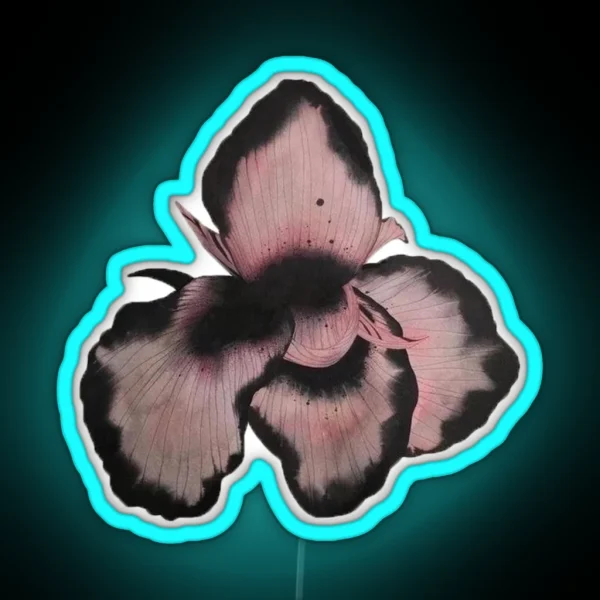 Pink Orchid Flower RGB Neon Sign