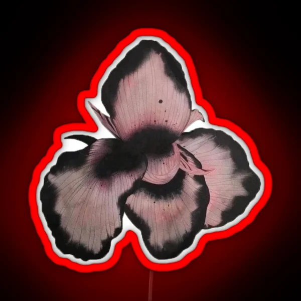 Pink Orchid Flower RGB Neon Sign