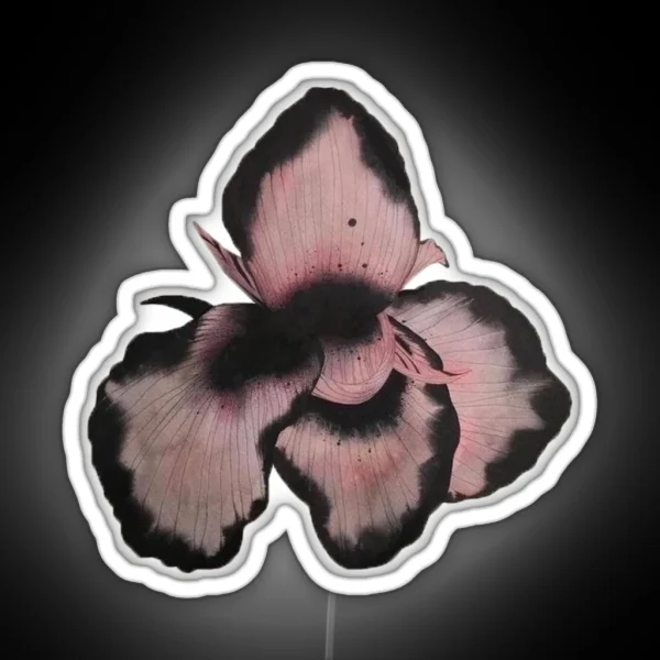 Pink Orchid Flower RGB Neon Sign