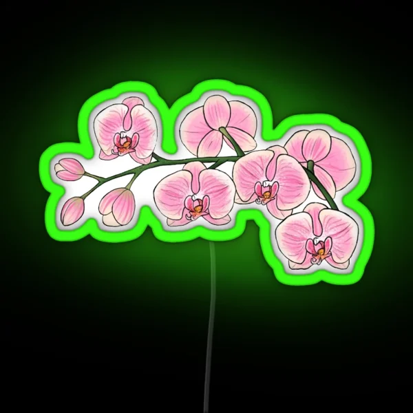 Pink Orchid Led RGB Neon Sign