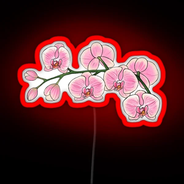 Pink Orchid Led RGB Neon Sign