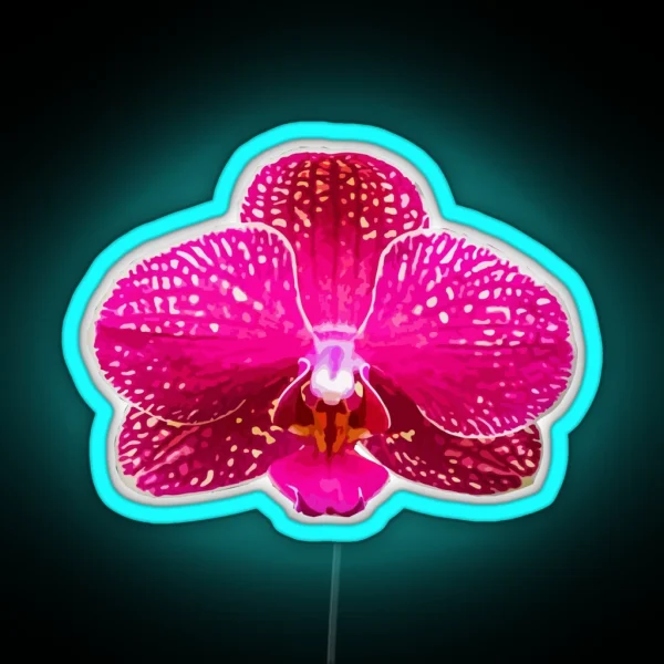 Pink Orchid RGB Neon Sign