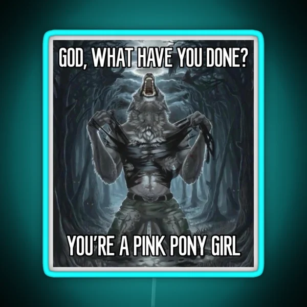 Pink Pony Club RGB Neon Sign